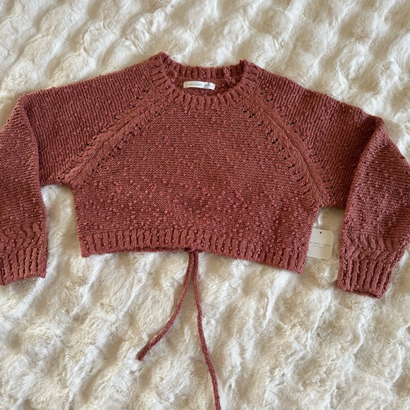 NWT ALTAR’D STATE Open Back Sweater - Picture 3 of 8